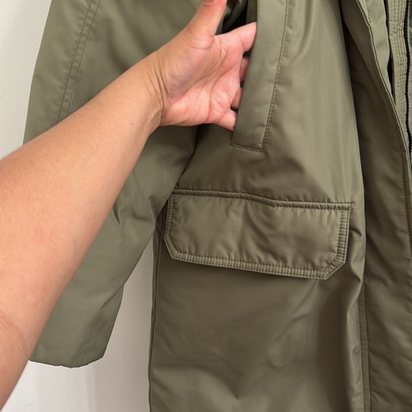 Everlane The ReNew Long Parka Coat Men XL Moss Primaloft Relaxed - Picture 7 of 10